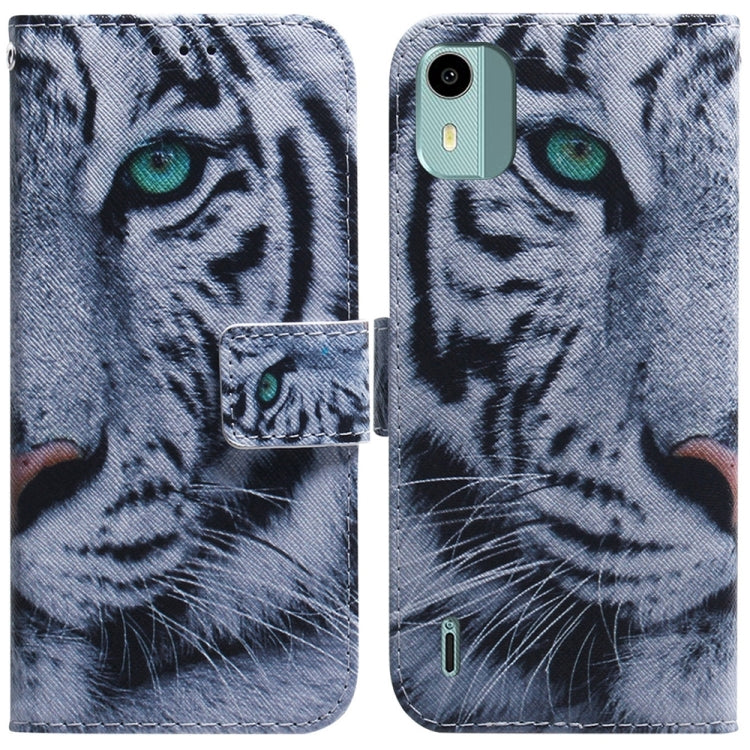 Coloured Drawing Flip Leather Phone Case