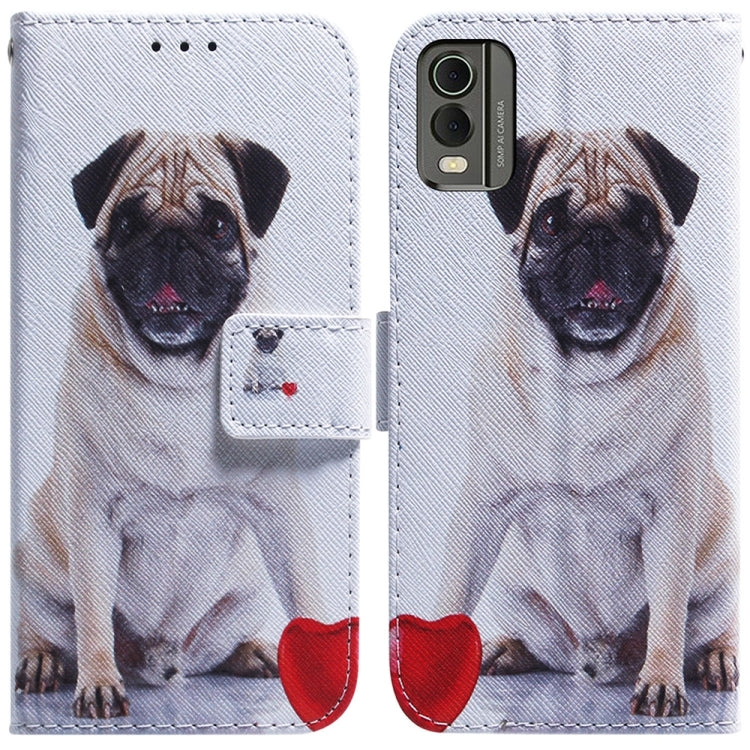 Coloured Drawing Flip Leather Phone Case