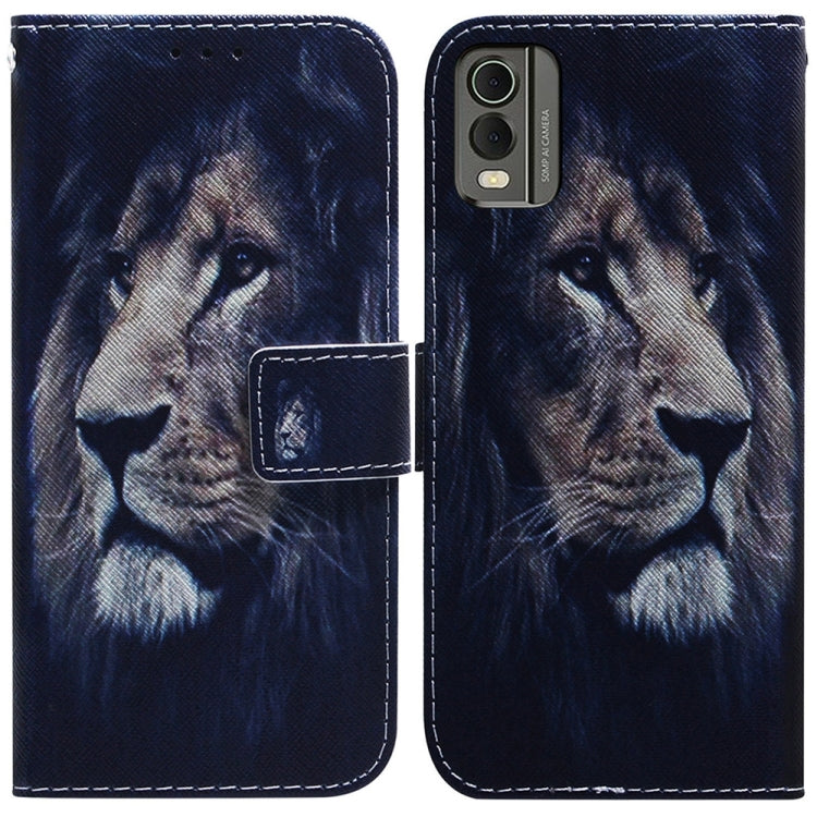 Coloured Drawing Flip Leather Phone Case