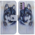 Coloured Drawing Flip Leather Phone Case