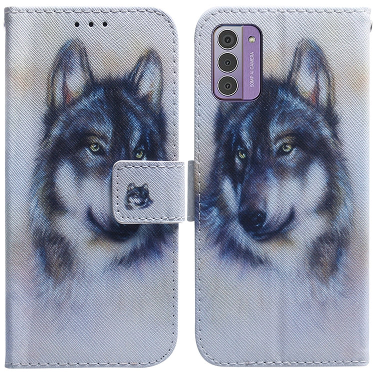 Coloured Drawing Flip Leather Phone Case