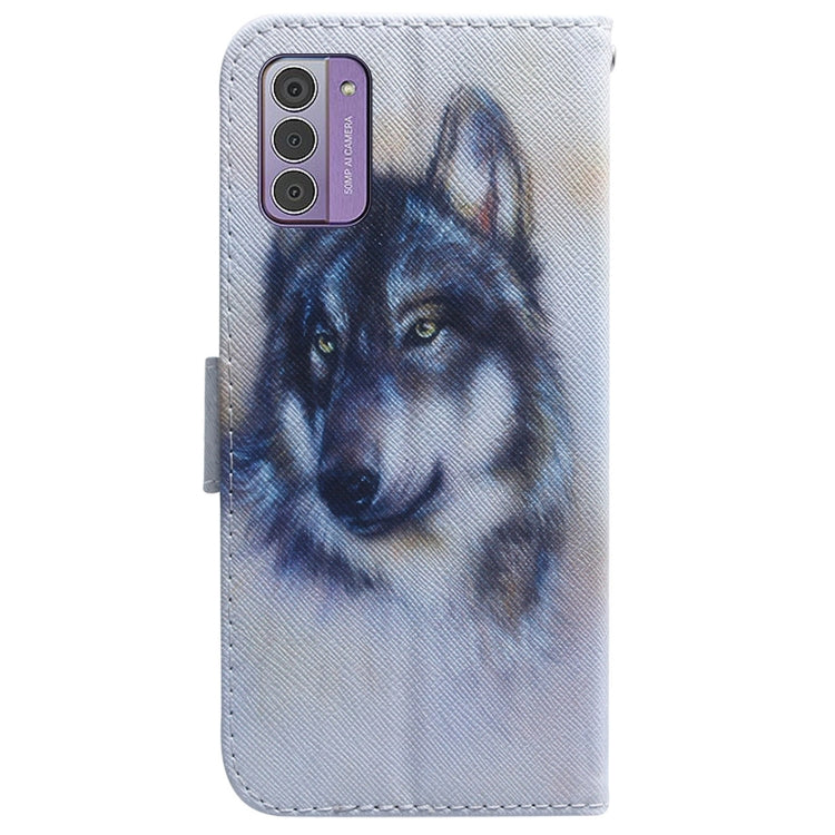 Coloured Drawing Flip Leather Phone Case