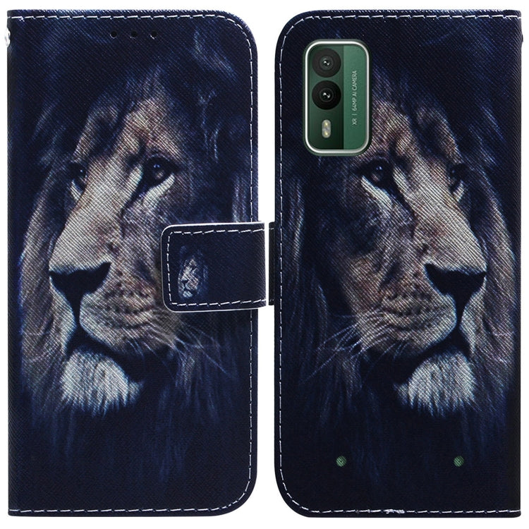 Coloured Drawing Flip Leather Phone Case