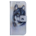 Coloured Drawing Flip Leather Phone Case