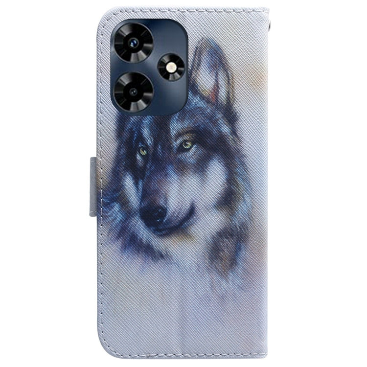 Coloured Drawing Flip Leather Phone Case