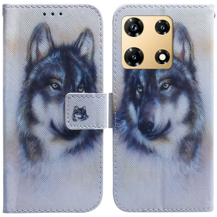 Coloured Drawing Flip Leather Phone Case — Anger