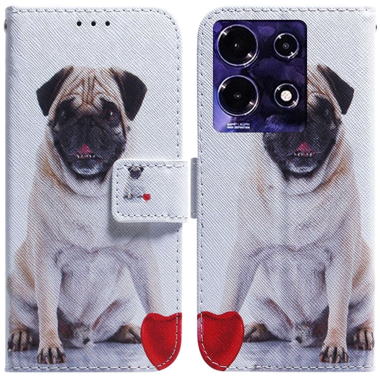 Coloured Drawing Flip Leather Phone Case — Tiger
