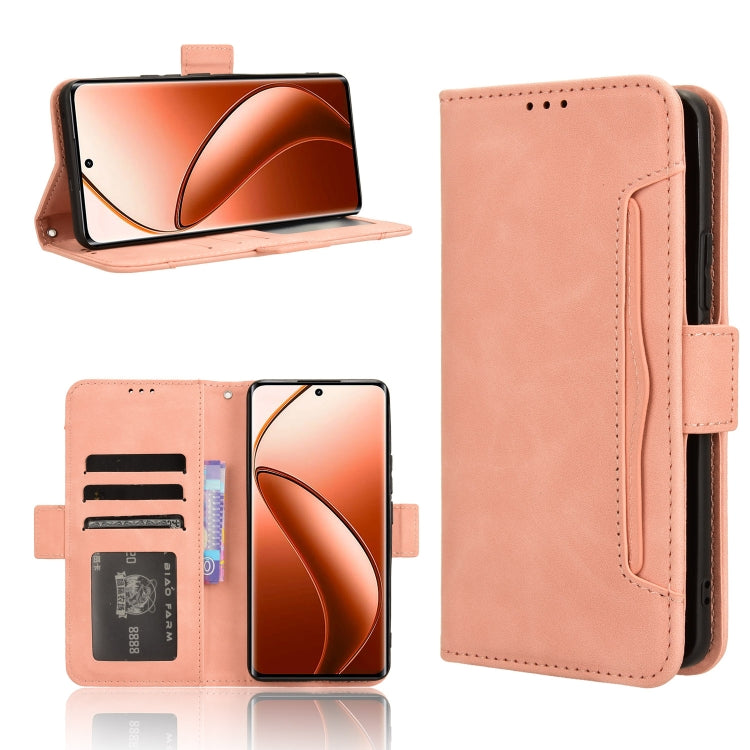 Skin Feel Calf Texture Card Slots Leather Phone Case — Blue
