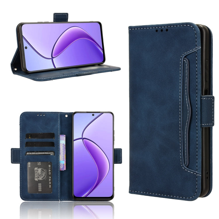Skin Feel Calf Texture Card Slots Leather Phone Case — For Realme 11 5G Foreign / 11X