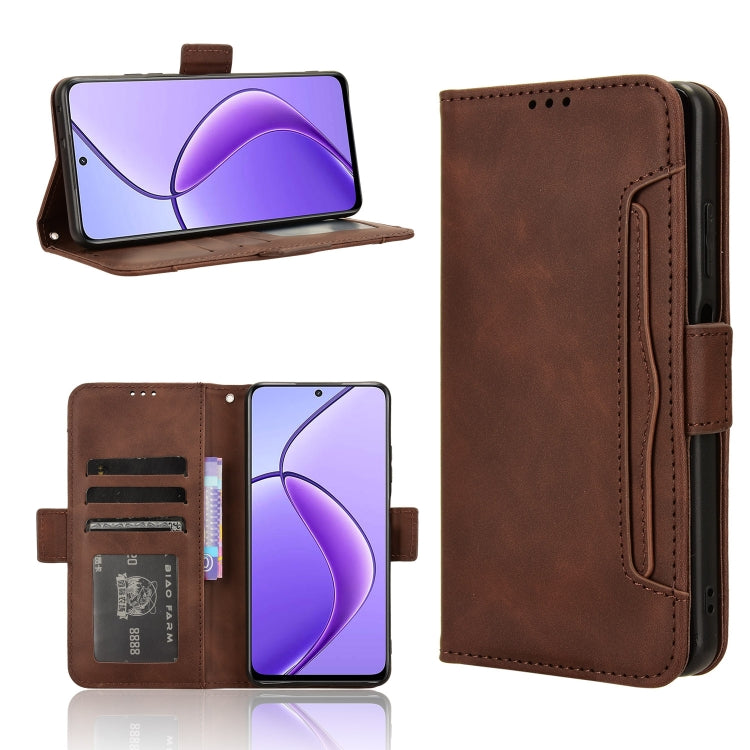 Skin Feel Calf Texture Card Slots Leather Phone Case — For Realme C53 / Narzo N53 4G