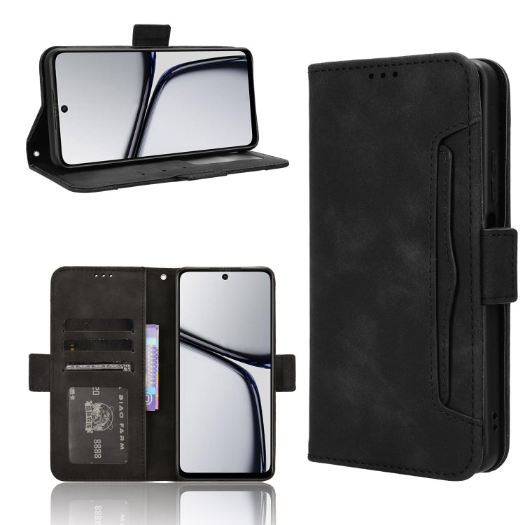 Skin Feel Calf Texture Card Slots Leather Phone Case — Brown