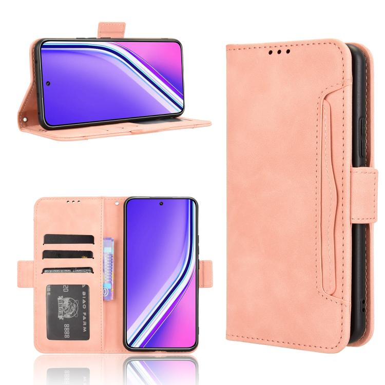 Skin Feel Calf Texture Card Slots Leather Phone Case — For Realme 12 Lite 4G