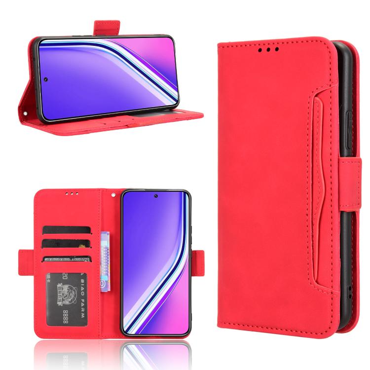 Skin Feel Calf Texture Card Slots Leather Phone Case — Pink