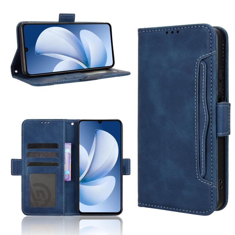 Skin Feel Calf Texture Card Slots Leather Phone Case — view 25