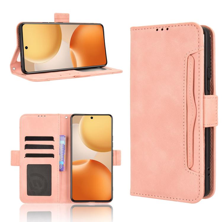 Skin Feel Calf Texture Card Slots Leather Phone Case — For Realme P3 Ultra 5G