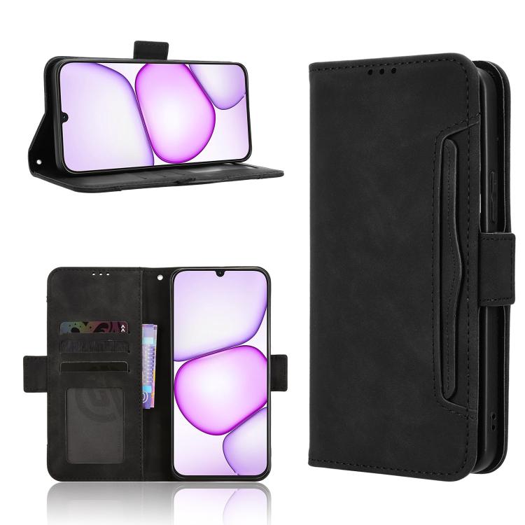 Skin Feel Calf Texture Card Slots Leather Phone Case — For Realme C85 Pro 4G