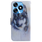 Coloured Drawing Flip Leather Phone Case
