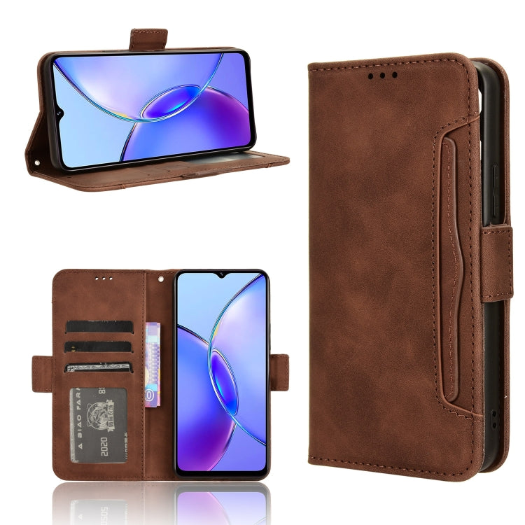 Skin Feel Calf Texture Card Slots Leather Phone Case