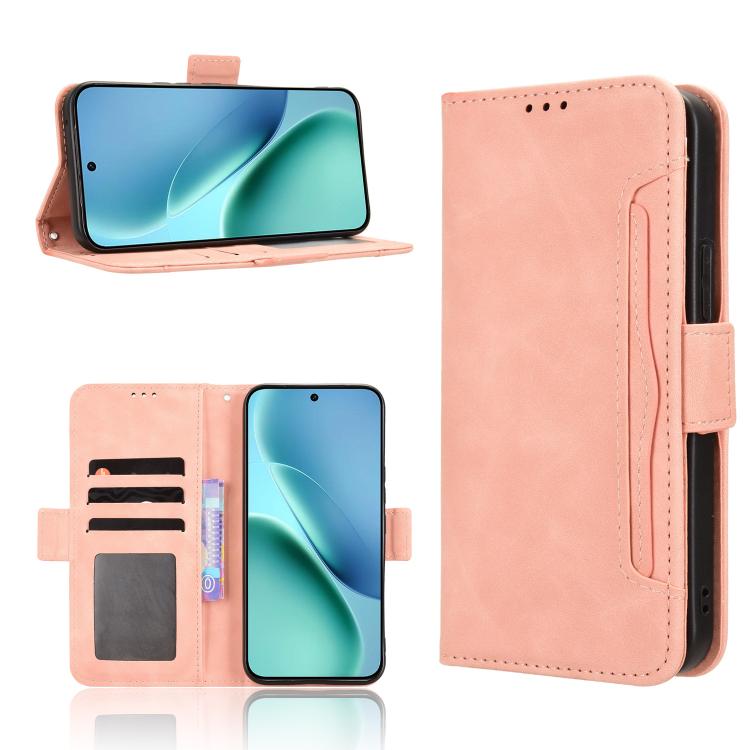 Skin Feel Calf Texture Card Slots Leather Phone Case