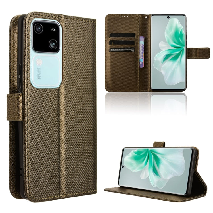 Diamond Texture Leather Phone Case