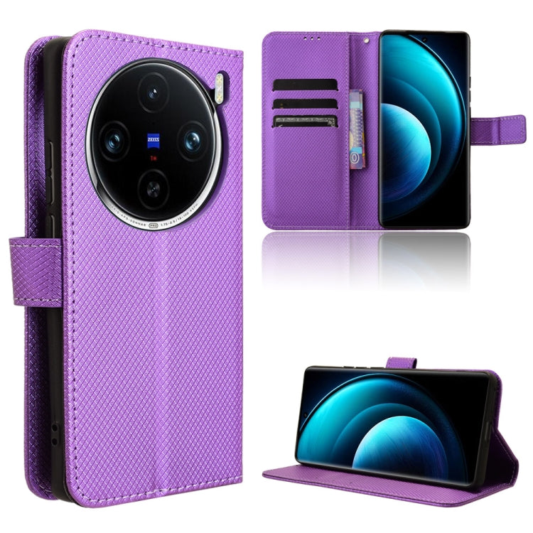 Diamond Texture Leather Phone Case