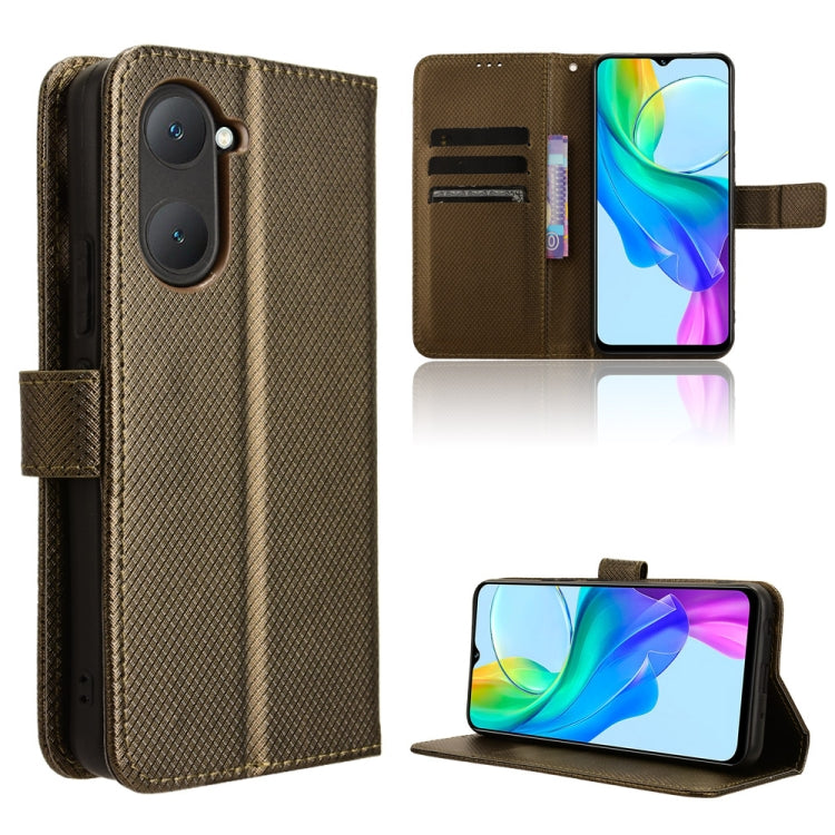 Diamond Texture Leather Phone Case