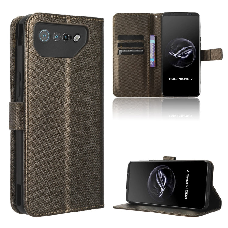 Diamond Texture Leather Phone Case