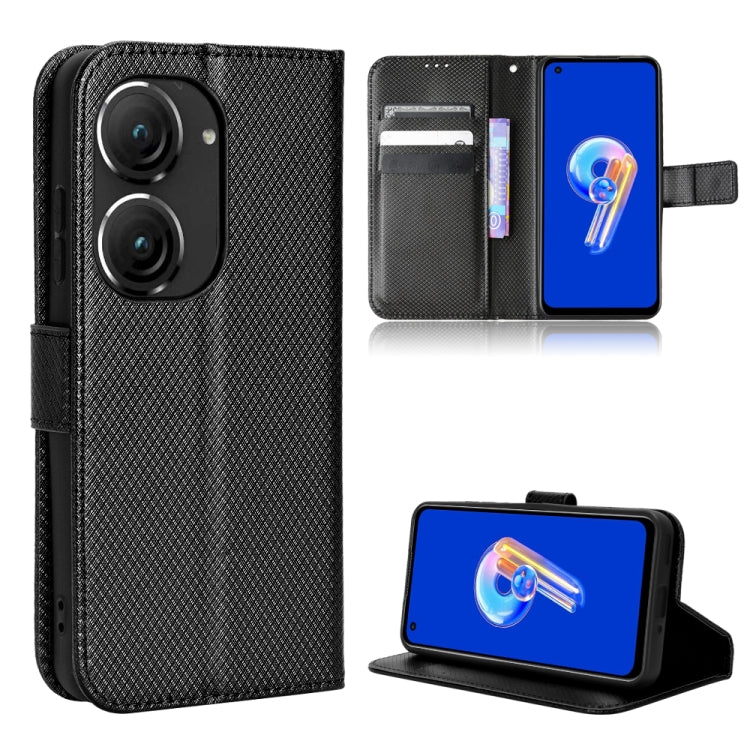 Diamond Texture Leather Phone Case