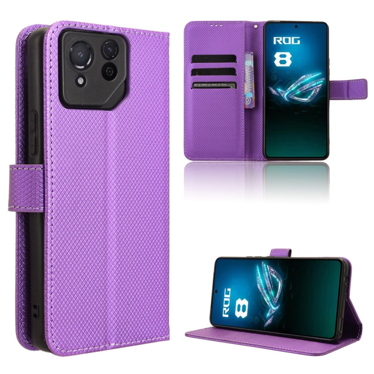 Diamond Texture Leather Phone Case