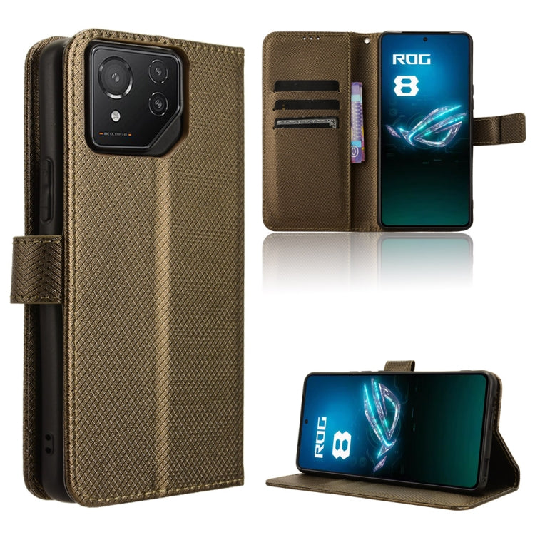 Diamond Texture Leather Phone Case
