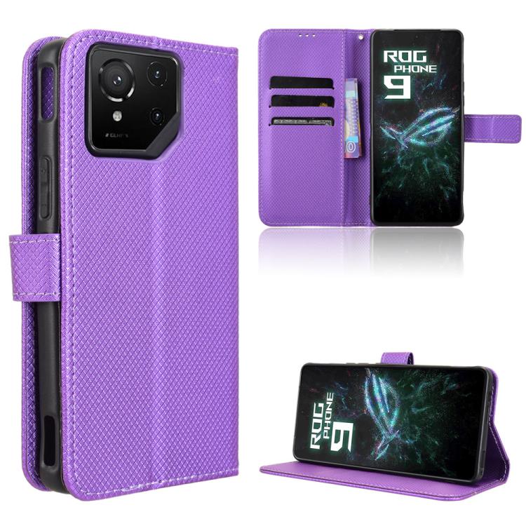 Diamond Texture Leather Phone Case