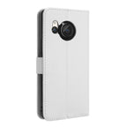 Diamond Texture Leather Phone Case — For Sharp Mamorino6