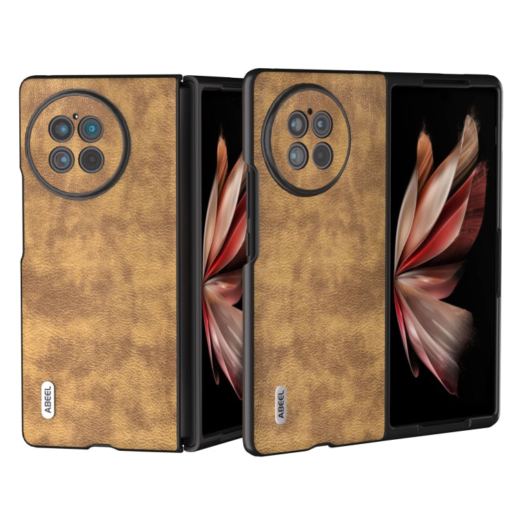 ABEEL Retro Litchi Texture PU Phone Case