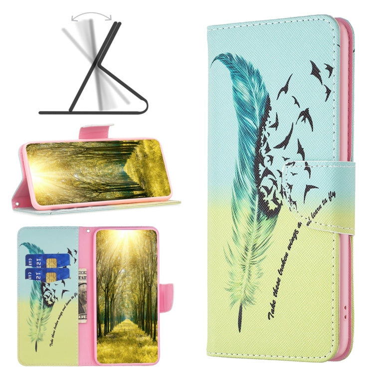 Colored Drawing Pattern Leather Phone Case