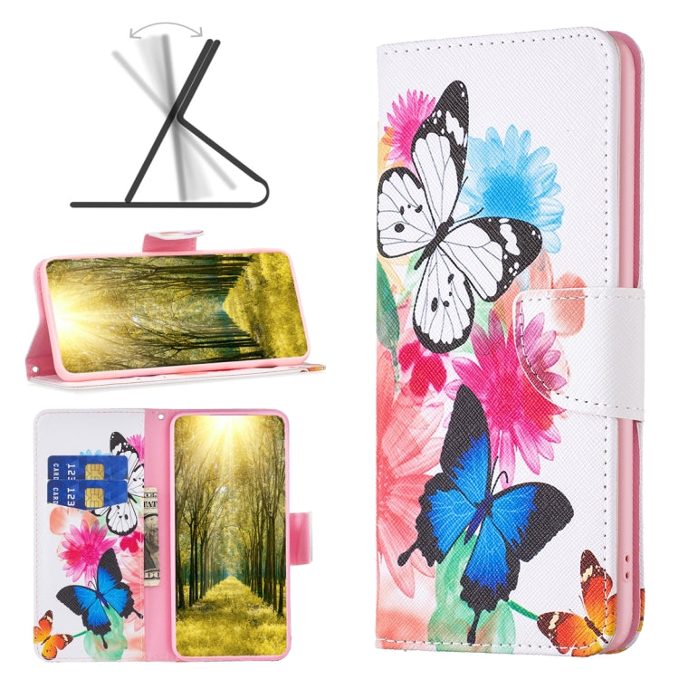 Colored Drawing Pattern Leather Phone Case