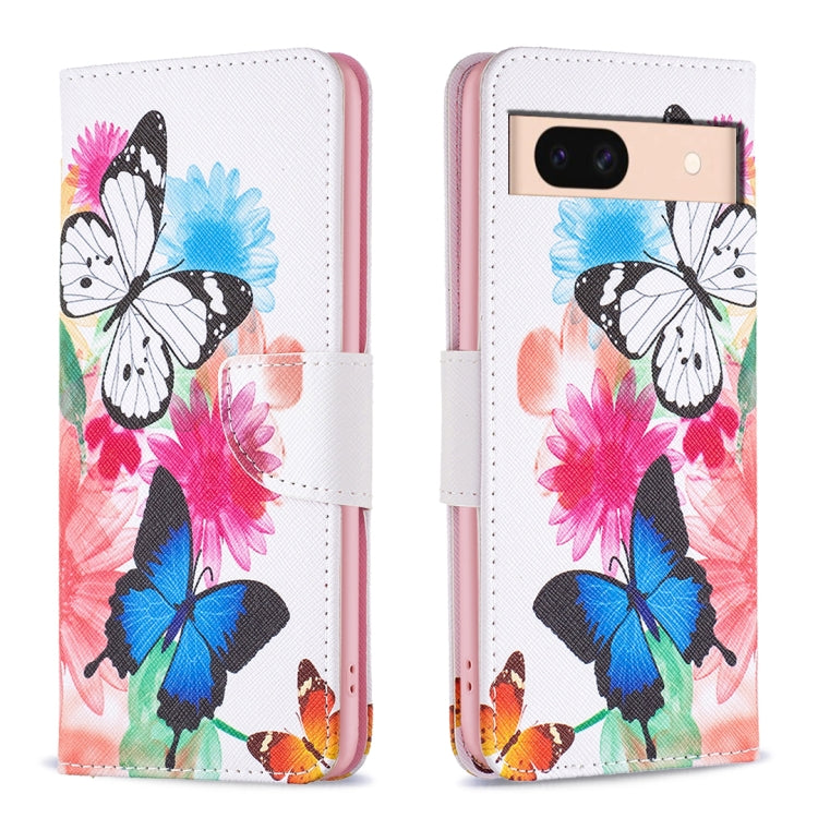 Colored Drawing Pattern Leather Phone Case