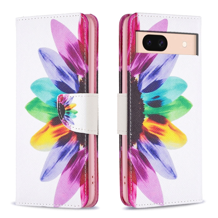 Colored Drawing Pattern Leather Phone Case