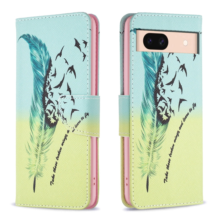 Colored Drawing Pattern Leather Phone Case