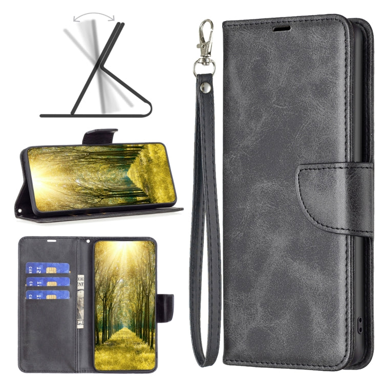 Lambskin Texture Pure Color Flip Leather Phone Case