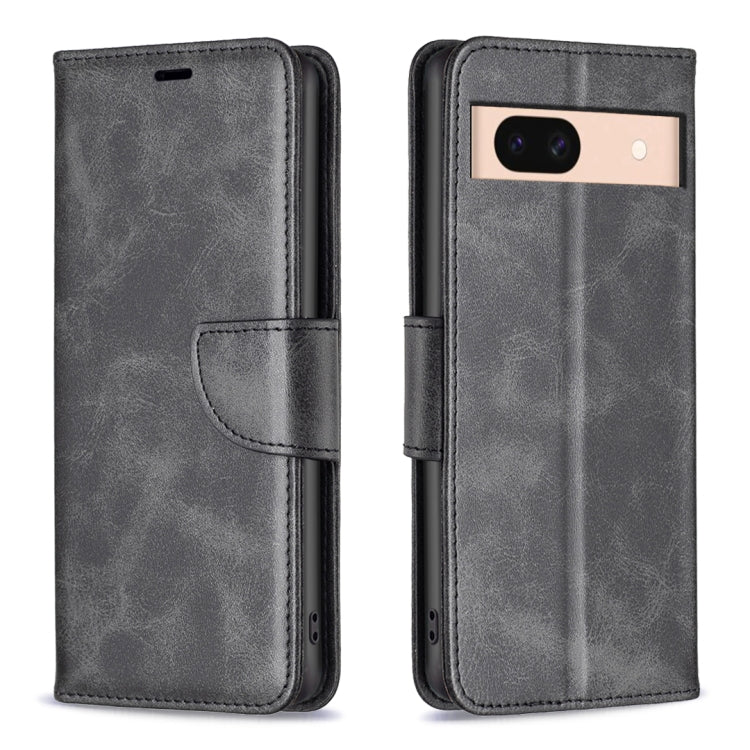 Lambskin Texture Pure Color Flip Leather Phone Case