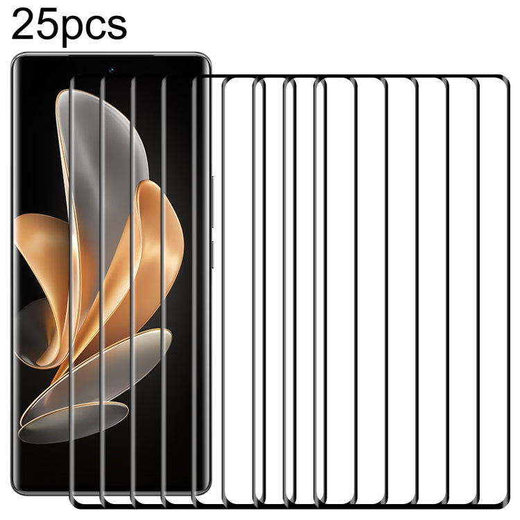25pcs 3D Curved Edge Full Screen Tempered Glass Film