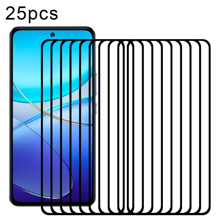 25pcs 3D Curved Edge Full Screen Tempered Glass Film