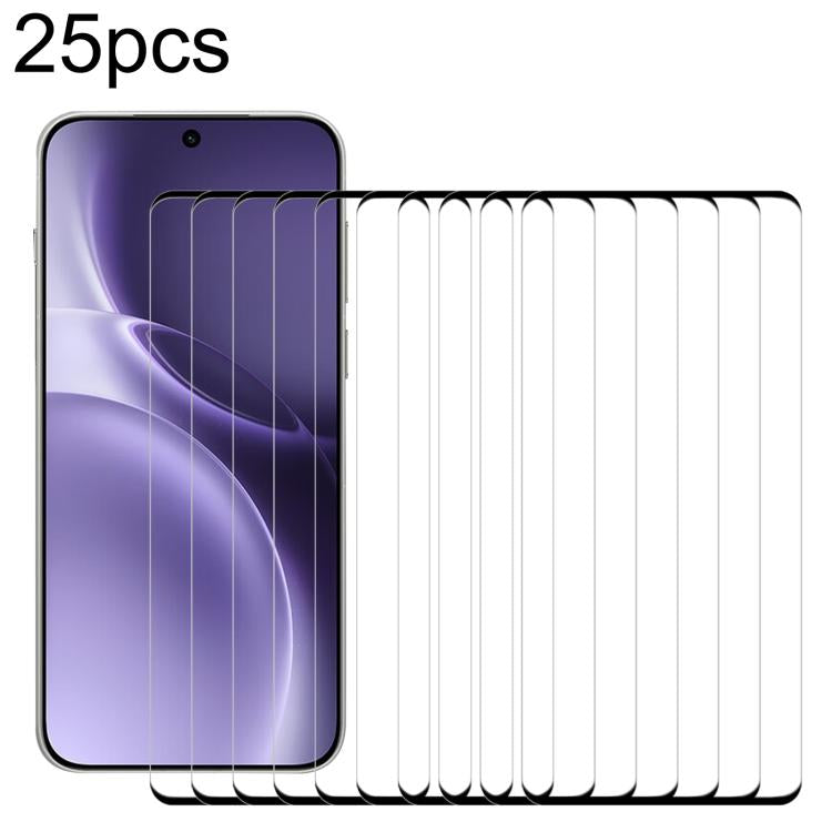 25pcs 3D Curved Edge Full Screen Tempered Glass Film