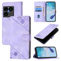 Skin-feel Embossed Leather Phone Case