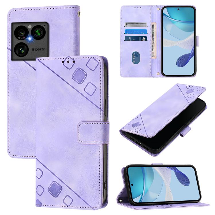 Skin-feel Embossed Leather Phone Case