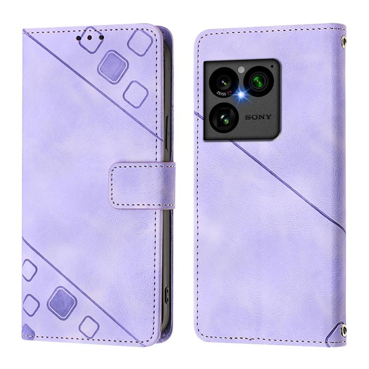 Skin-feel Embossed Leather Phone Case