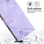 Skin-feel Embossed Leather Phone Case
