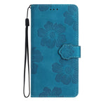 Flower Embossing Pattern Leather Phone Case