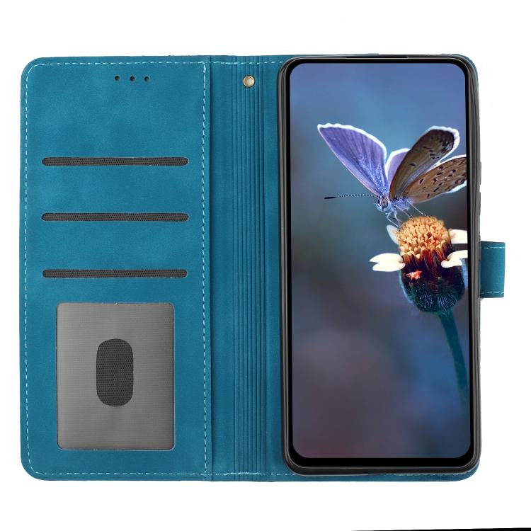 Flower Embossing Pattern Leather Phone Case