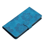 Flower Embossing Pattern Leather Phone Case